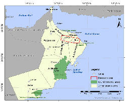 Map of Oman